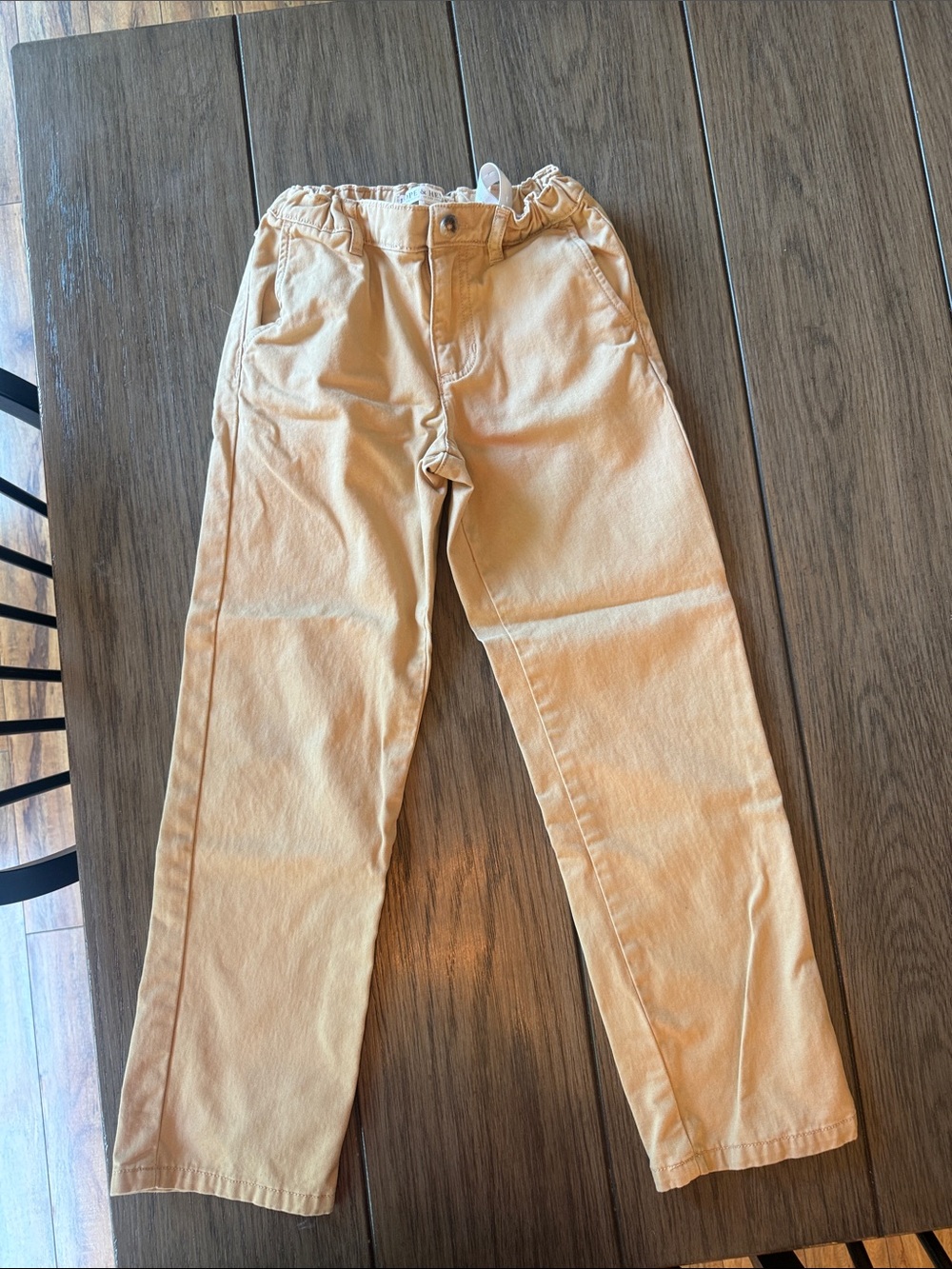 Kids' Casual Tan Pull-On Pants - Comfortable Everyday Bottoms
